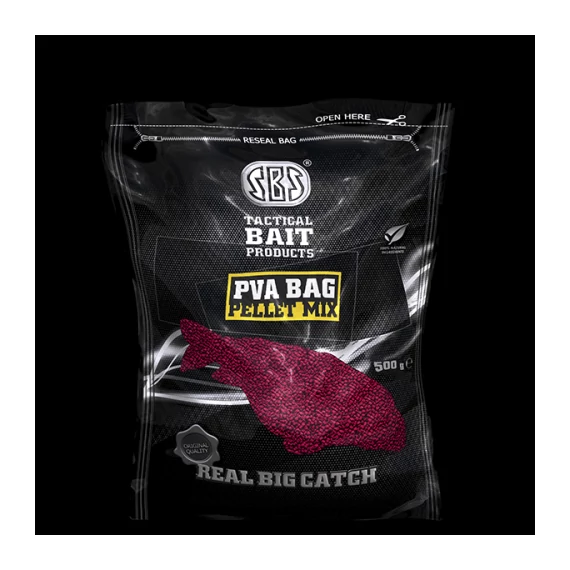SBS Pellet Mix PVA Bag - Fluro Natural