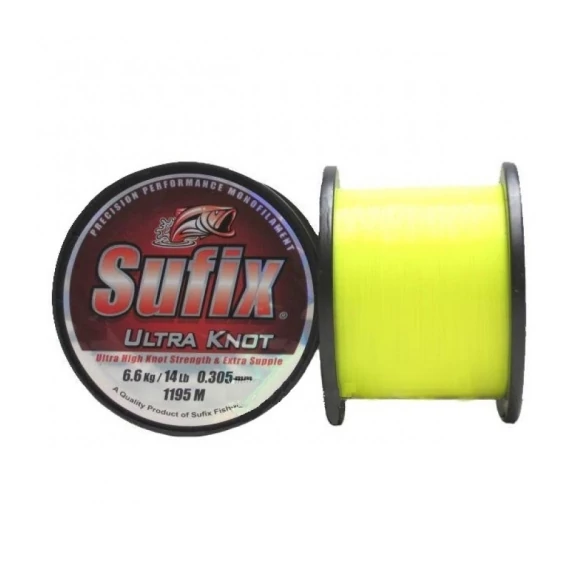 Sufix Ultra Knot Fluo sárga monofil zsinór