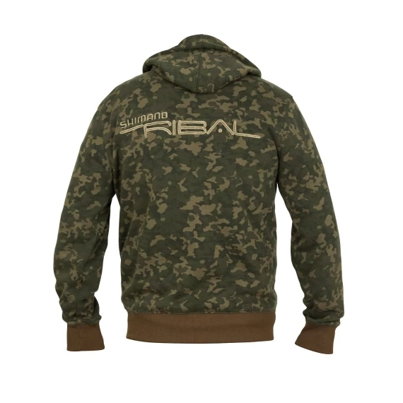 Shimano Cipzáras Pulóver Trench Wear Zipped Tri-Cam Hoodie