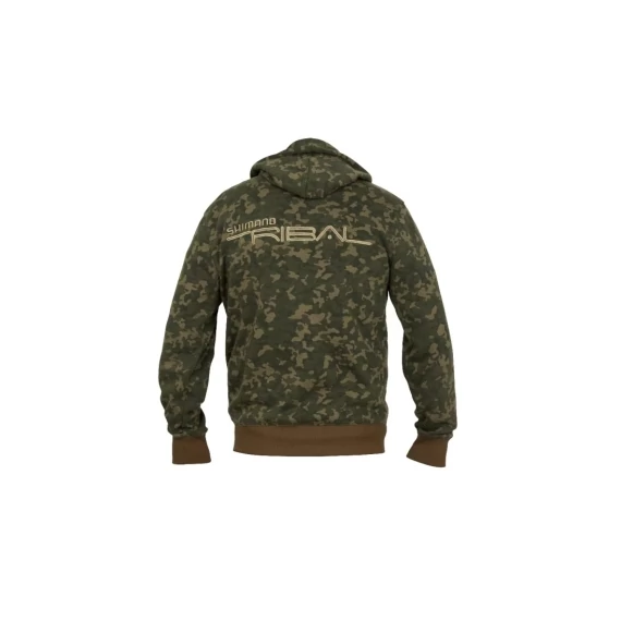 Shimano Cipzáras Pulóver Trench Wear Zipped Tri-Cam Hoodie