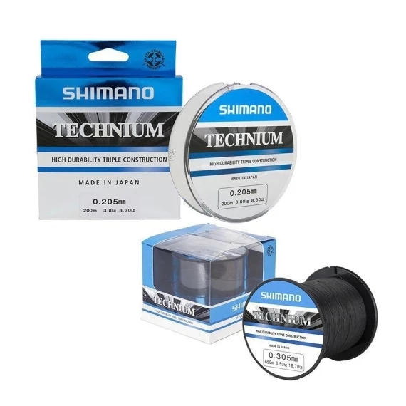 Shimano Monofil Főzsinór Technium Grey (300m)