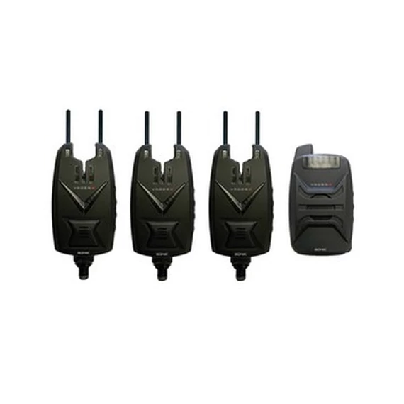 Sonik Kapásjelző Szett Vaderx Bite Alarm Set 3+1 (R G B)