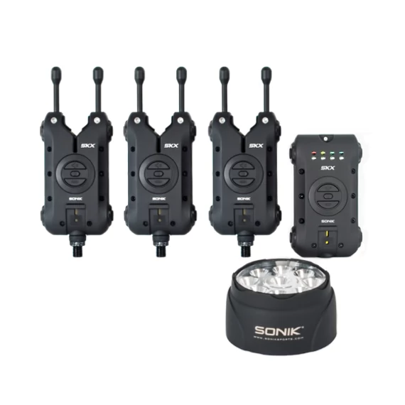 Sonik Elektromos Kapásjelző Szett SKX Alarm & Receiver Set 2+1 (+ sátorlámpa)