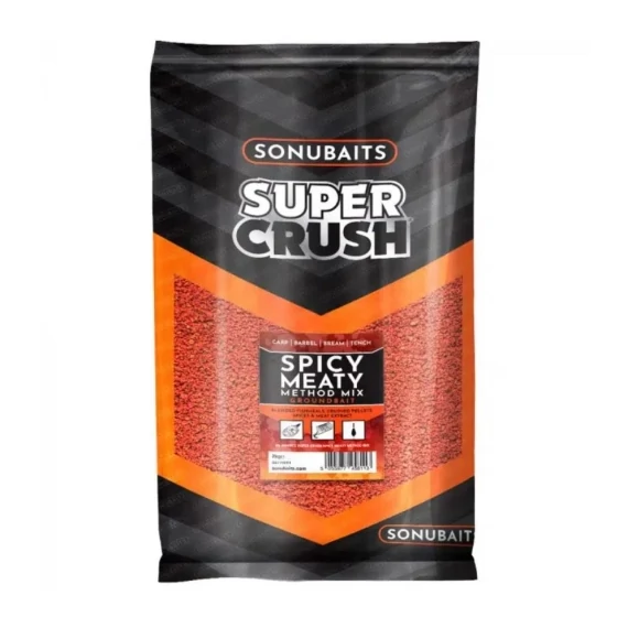 Sonubaits Groundbait Spicy Meaty Method Mix (2kg)