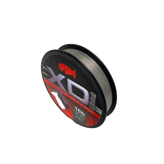 Spomb Fonott Zsinór X Pro Braid Grey 8+1 (300m) - 0,18mm (24lbs)