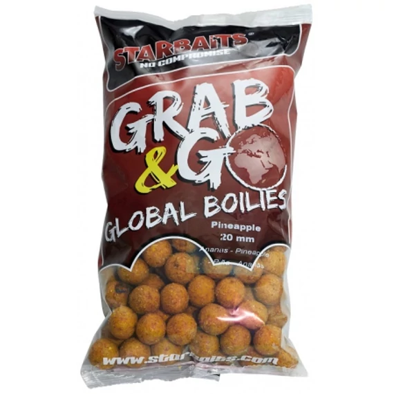 Starbaits Boilies Global Pineapple 1kg - 24mm