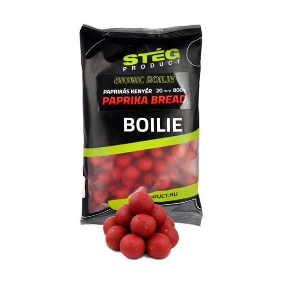 Stég Product Oldódó Bojli Bionic Boilie (20mm/800g) - Paprikás Kenyér