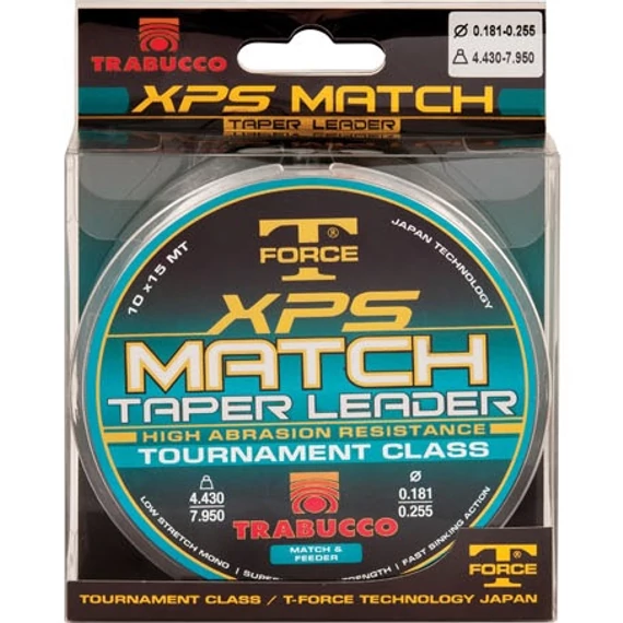 Trabucco T-Force Xps Match Taper Leader Dobóelőke (vékonyodó)