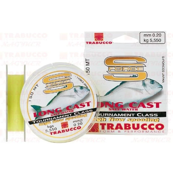 Trabucco S-Force Long Cast Távdobó Monofil Zsinór