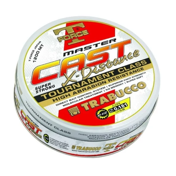 Trabucco Távdobó Monofil Zsinór T-Force XPS Master Cast Hi-Viz Yellow