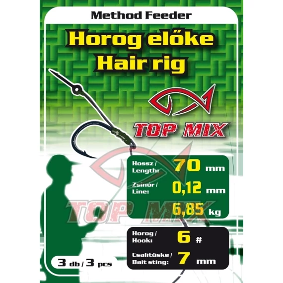 TOPMIX Method Feeder Előke Csalitüskével