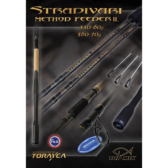 Top Mix Stradivari Method Feeder II 360cm 3 részes - 70g