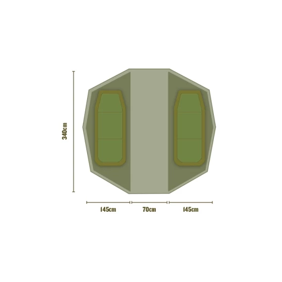 Trakker Superdome Bivvy Inner Capsule (Twin) Dupla Hálófülke
