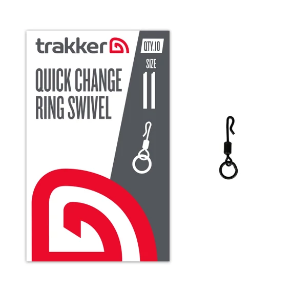 Trakker Nagykarikás Forgókapocs Quick Change Ring Swivel (10db) - 11