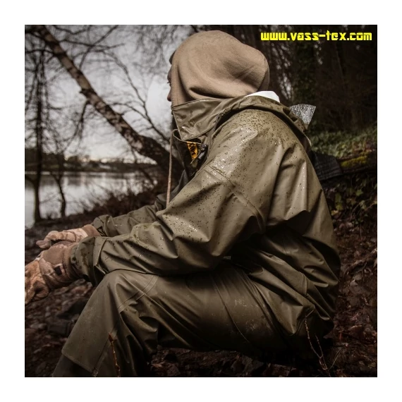 Vass-Tex Team 175 ‘Khaki Edition’ Lightweight Breathable Waterproofs Smock Esőkabát