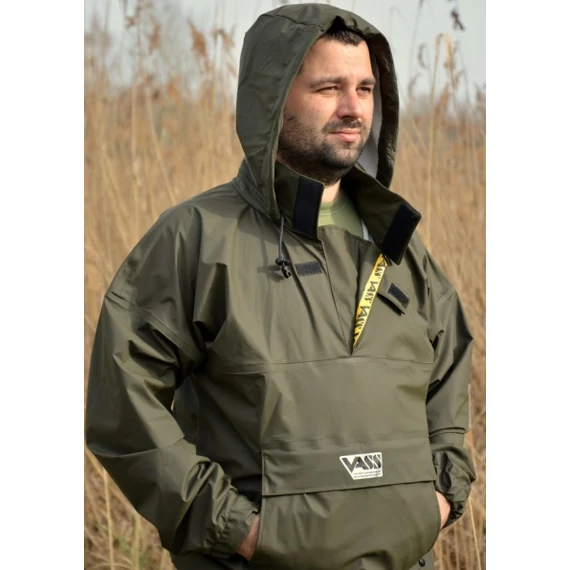 Vass-Tex Team 175 ‘Khaki Edition’ Lightweight Breathable Waterproofs Smock Esőkabát