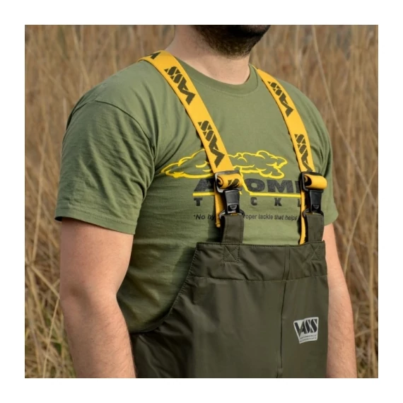 Vass-Tex Team 175 ‘Khaki Edition’ Lightweight Breathable Waterproofs Bib & Brace Esőnadrág