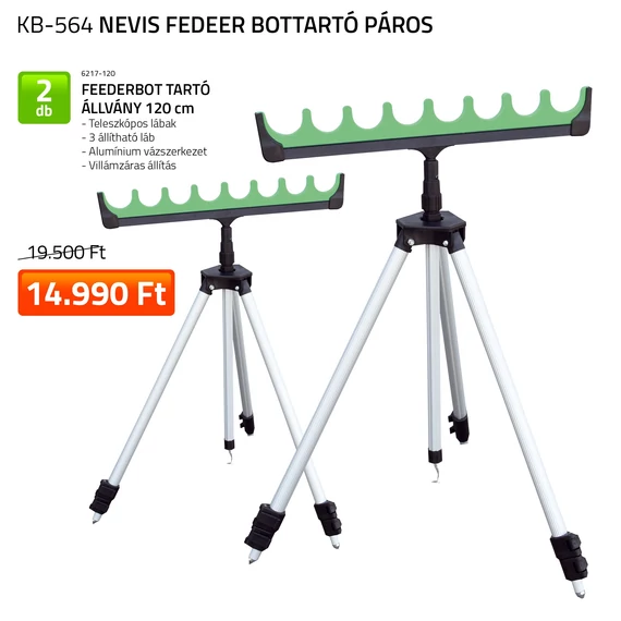 Nevis Fedeer Bottartó Páros 120cm (2db)