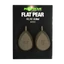 Korda Flat Pear Inline Blister 3 oz - inline ólom 84 gramm 2 db/csomag