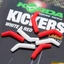 Korda Kickers Red/White Size M - horogbefordító piros/fehér M-es méret
