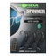 Korda Spinner Hook Sections Krank Size 6 - mikro szakállas előkötött horog 6-es méret