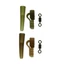 Gardner Target Lead Clip Terminal Pack kapocs szett - Natural Brown (áttetsző barna)
