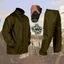Vass-Tex ‘Light’ Packaway Green Jacket &amp; Trouser Set Esőruha Szett - S