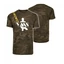 Vass-Tex Khaki Camo Printed T-Shirt Yellow Strap Póló - S