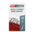 JRC Nagykarikás Gyorskapocs Forgóval Quick Change Ring Swivel (11db)