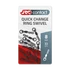 JRC Nagykarikás Gyorskapocs Forgóval Quick Change Ring Swivel (11db)