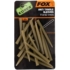 Kép 1/2 - Fox Edges Anti Tangle Sleeves Khaki - gubancgátló hüvely átlátszó barna színben