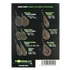 Korda Flatliner Pear Inline 56g-140g-ig - inline ólom 1db 