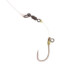 Kép 2/2 - Korda Hinge Rig Size 4 Choddy MT 25lb-IQ2 20lb - 4-es méretű előkötött horog előke "Mouth Trap"-pel kötve