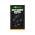 Korda Micro Ring Swivel Bait Screw Madieum/Large - karikás forgóval ellátott csali csavar közepes vagy nagy méretben