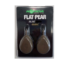 Kép 2/3 - Korda Flat Pear Inline Blister 3.5 - 5 oz - inline ólom 98-142 gramm 2 db/csomag