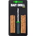 Korda Bait Drill 4mm/6mm/8mm - csalifúró parafa rudakkal 3 féle méretben