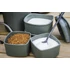 RidgeMonkey ThermoMug DLX Brew Set Grey/Green - szürke/zöld duplafalú bögre szett tárolókkal