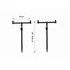Carp Spirit 2/4 Rod Support Set Bottartó Szett