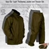 Vass-Tex ‘Light’ Packaway Green Jacket & Trouser Set Esőruha Szett